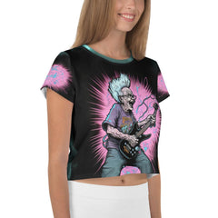 Funky Freestyle Music Graffiti Crop Shirt - Beyond T-shirts