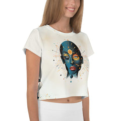 Feminine Energy in Abstraction: Crop Tee - Beyond T-shirts