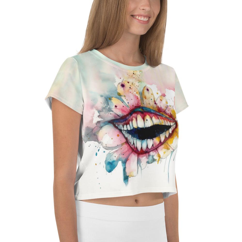 Artful Anthems Caricature Crop T-Shirt - Beyond T-shirts