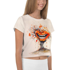 Riffing Ridicules Caricature Crop T-Shirt - Beyond T-shirts