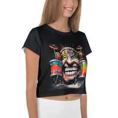 Artful Acoustics Caricature Crop Tee - Beyond T-shirts