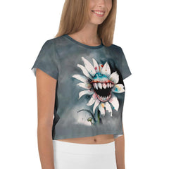 All-Over Print Crop Tee - Beyond T-shirts