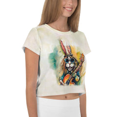 Playful Profiles Caricature Crop T-Shirt - Beyond T-shirts