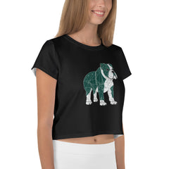 Vibrant Vulture Voyage Women's Crop T-Shirt