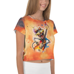 Enchanting Elf Enigma Women's Crop Top