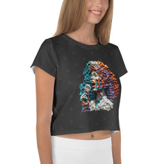 Metal Mania All-Over Print Crop T-Shirts