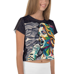 Acoustic Aura Crop T-Shirt