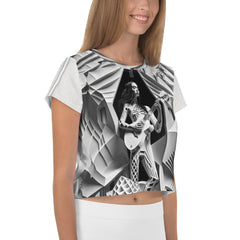 Maestro Melody All-Over Print Crop T-Shirts