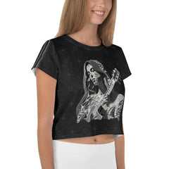 Innovator's Impression All-Over Print Crop T-Shirts