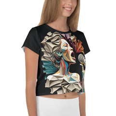 Singing Sensation All-Over Print Crop T-Shirts