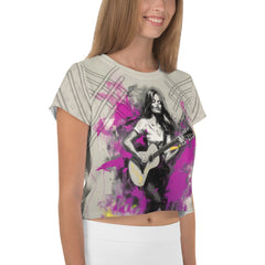 Abstract Beauty Crop Tee