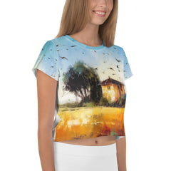 Wildflower Dreams Women's Crop Tee