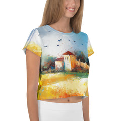 Forest Whispers Women's Crop Tee