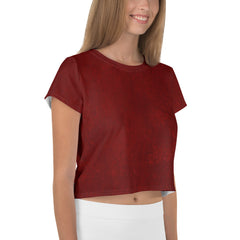 Titanium Elegance Women's Crop Tee