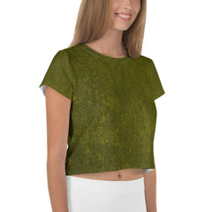 Gold Foil Women's Crop Tee