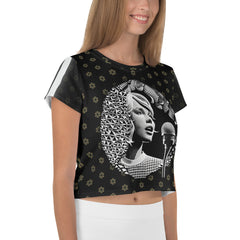 Greatest Artist All-Over Print Crop T-Shirt