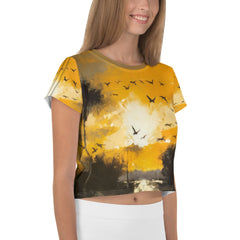 Desert Dreams Landscape Crop T-Shirt