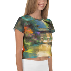 Rolling Hills Panorama Women's Crop Tee