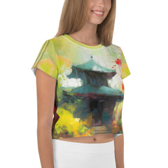 Lakeside Serenity Women's Crop Tee