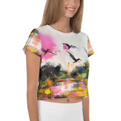 Desert Mirage Women's Crop Tee