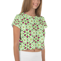 Kaleidoscope Dream Women's Crop Tee