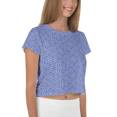 Floral Bliss Women's Crop Tee