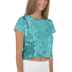 Silky Serenity Crop T-Shirt