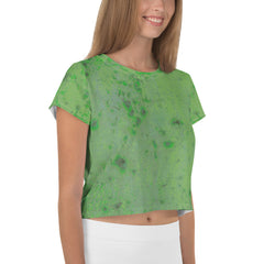 Suede Sensation Crop T-Shirt