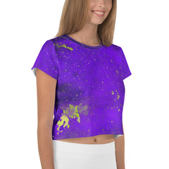 Mud Splatter Women's Crop T-Shirts