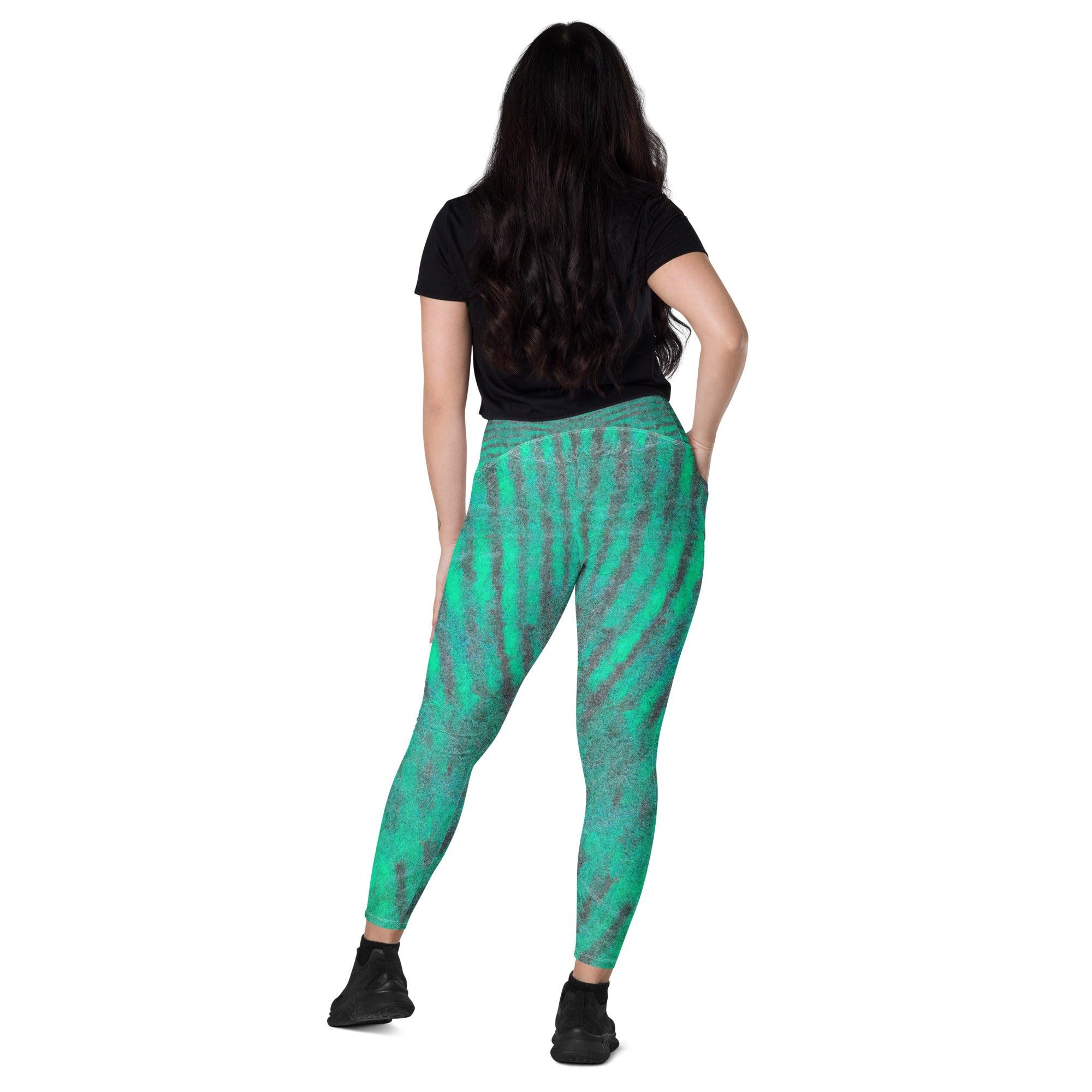 Durable Aqua Crossover Leggings, designed for comfort and long-lasting wear