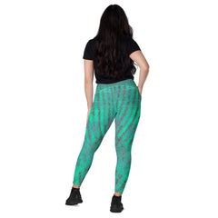 Durable Aqua Crossover Leggings, designed for comfort and long-lasting wear