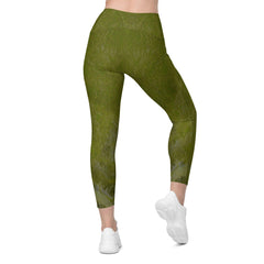 Harmony Haven Crossover Leggings With Pockets - Beyond T-shirts