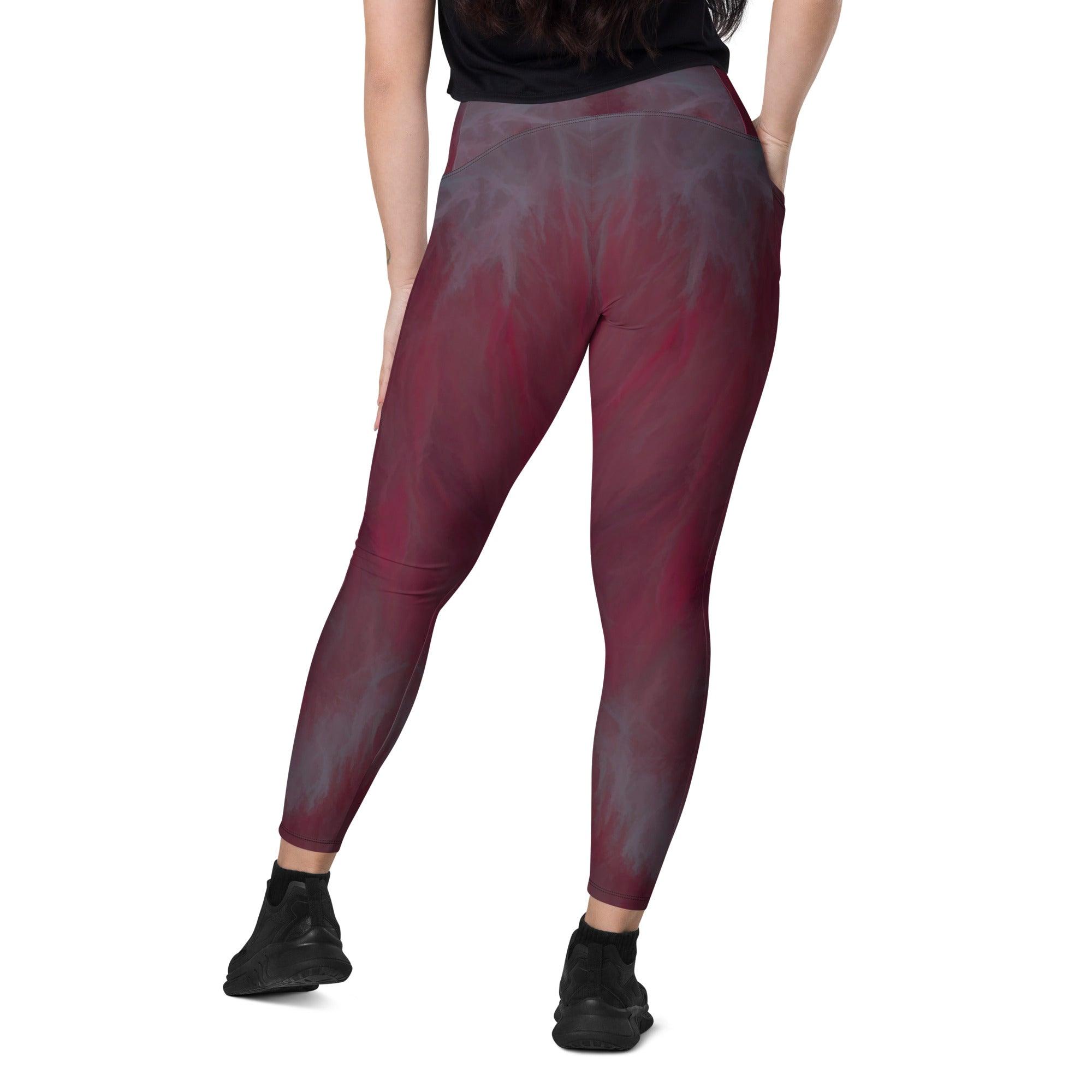 Serenity Stretch Crossover Leggings With Pockets - Beyond T-shirts