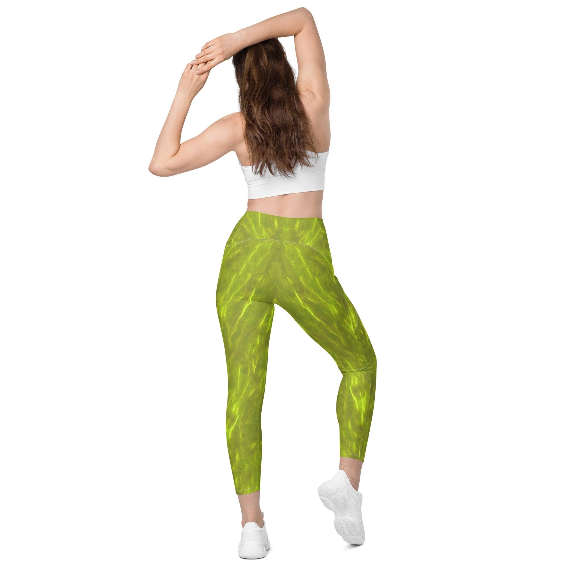 Forest Retreat Crossover Leggings - Beyond T-shirts