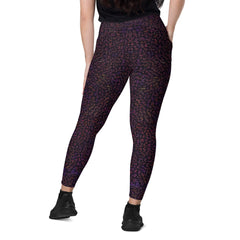 Botanic Serenity Crossover Leggings - Beyond T-shirts