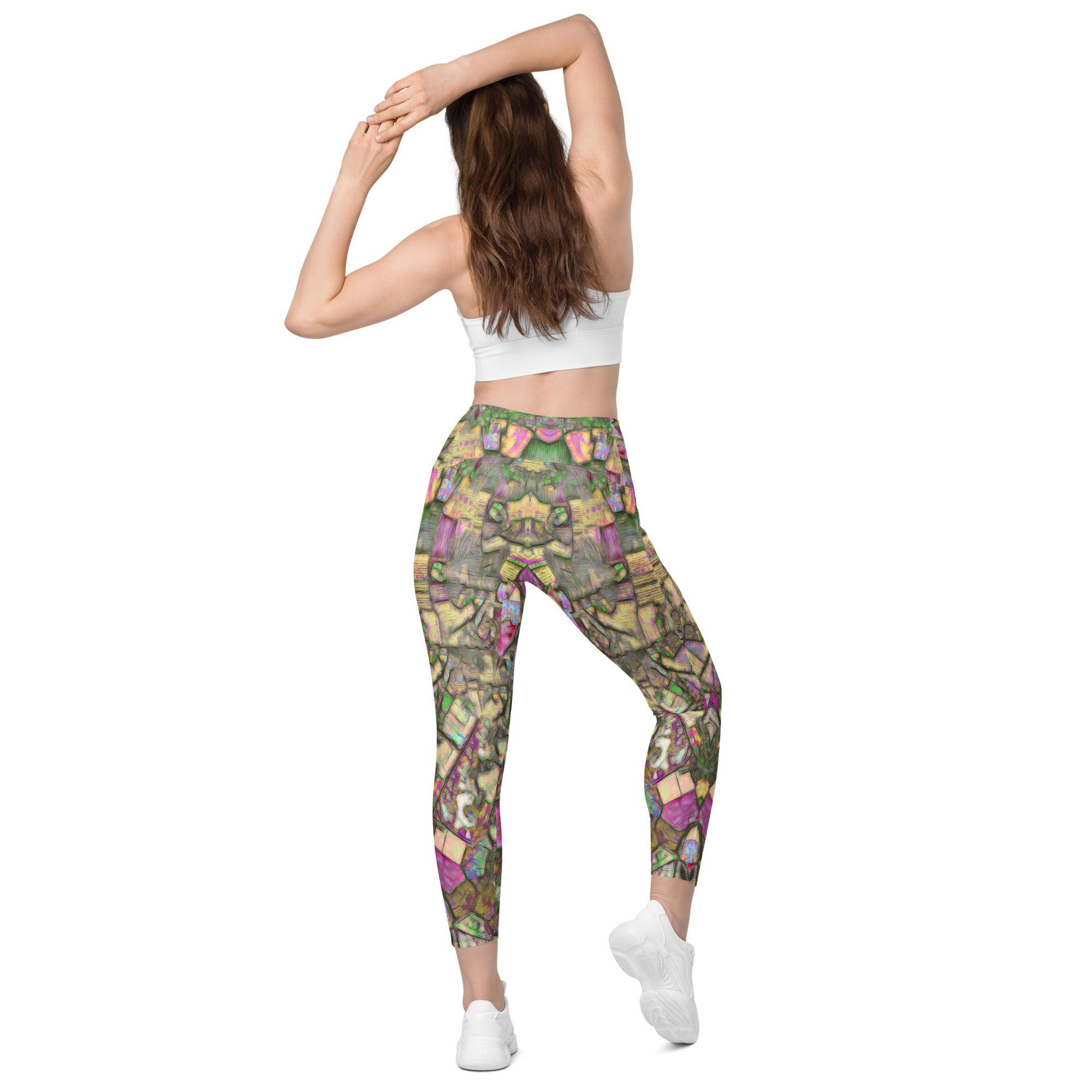 Alpine Reflections Crossover Leggings - Beyond T-shirts