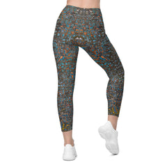Wilderness Whisper Crossover Leggings - Beyond T-shirts