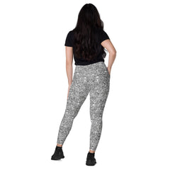 Meadow Dreams Crossover Leggings With pockets - Beyond T-shirts
