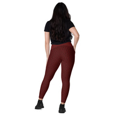 Paisley Passion Crossover Leggings with Pocket