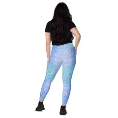 Cozy Comfort Texture Crossover Leggings with Pockets