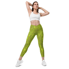 Forest Retreat Crossover Leggings - Beyond T-shirts