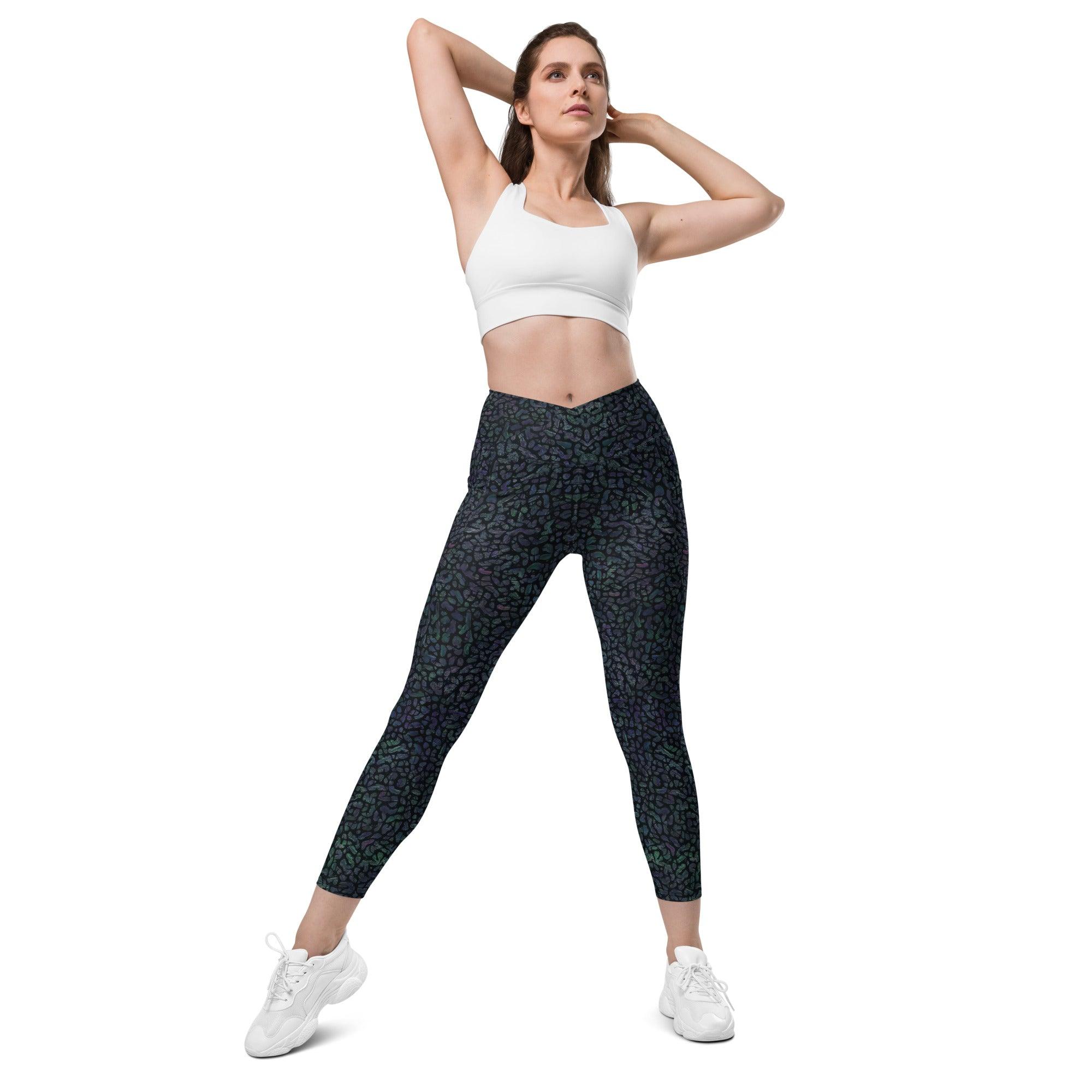 Tranquil Nature Crossover Leggings - Beyond T-shirts