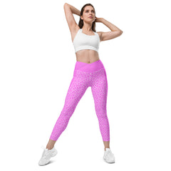 Savannah Stride Crossover Leggings with Pockets