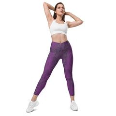 Urban Fusion Crossover Leggings with Pockets