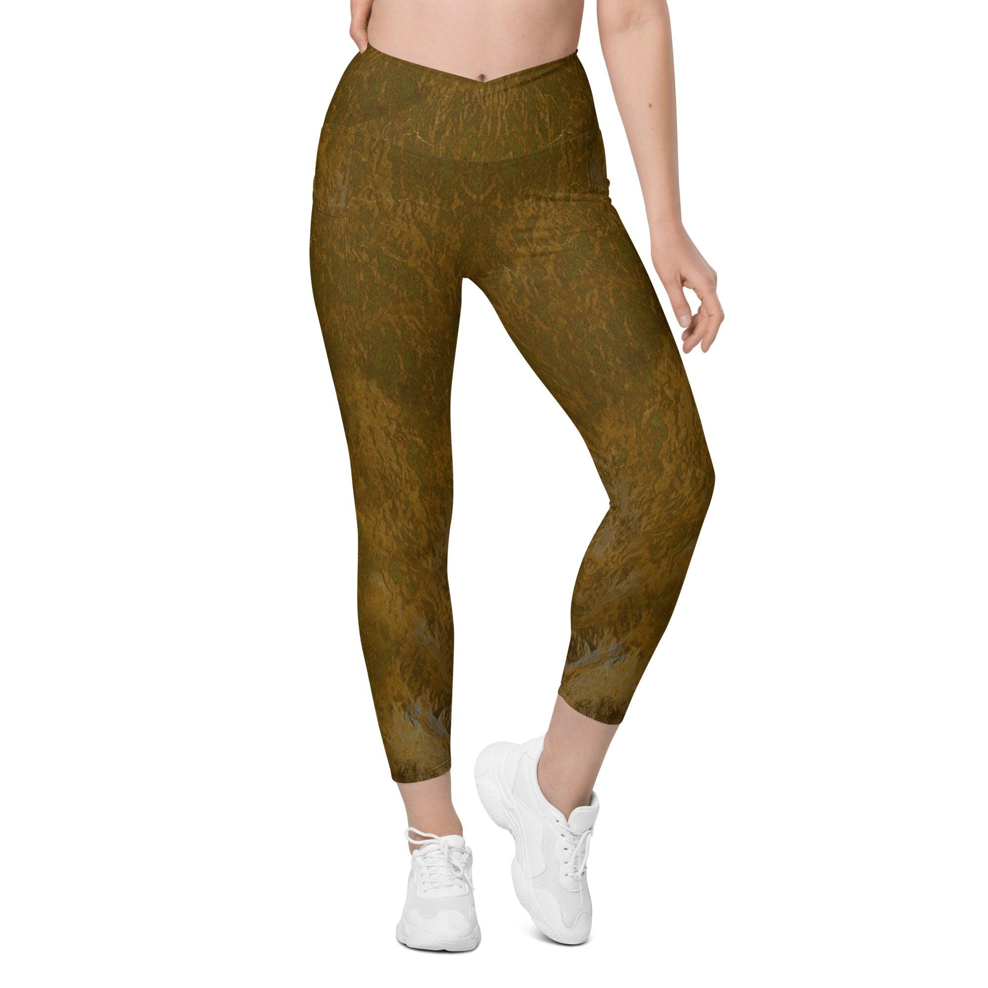 Fluid Comfort Crossover Leggings With Pockets - Beyond T-shirts