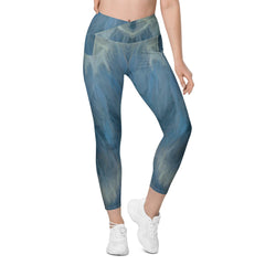 Nature's Grace Crossover Leggings With Pockets - Beyond T-shirts