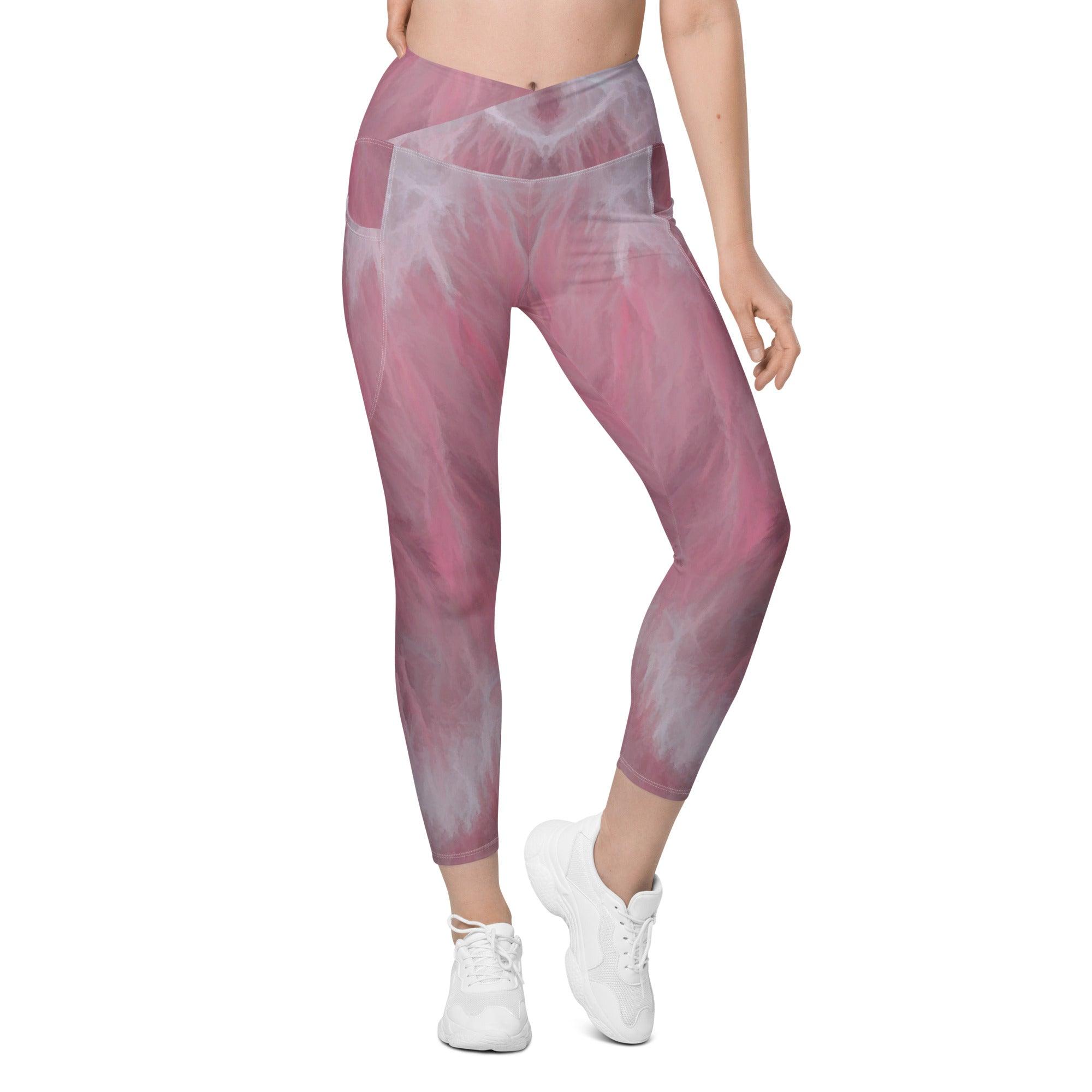 Zen Reflection Crossover Leggings With Pockets - Beyond T-shirts