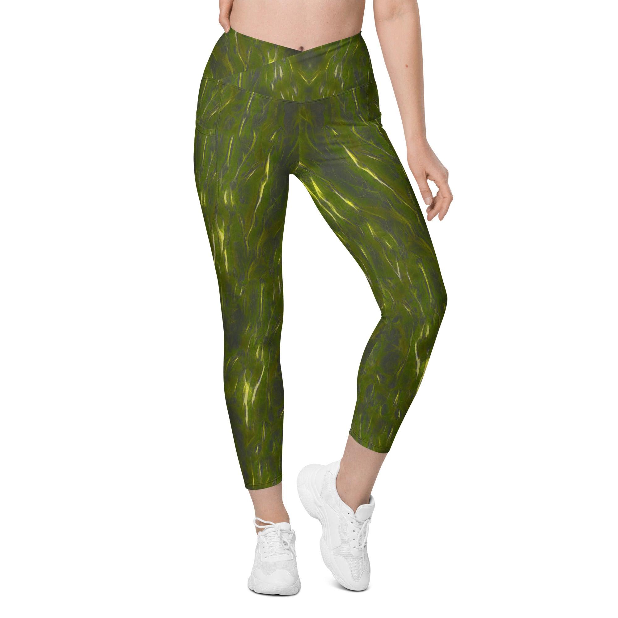 Tranquil Energy Crossover Leggings With Pockets - Beyond T-shirts