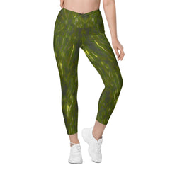 Tranquil Energy Crossover Leggings With Pockets - Beyond T-shirts