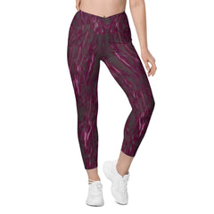 Empowerment Essence Crossover Leggings With Pockets - Beyond T-shirts